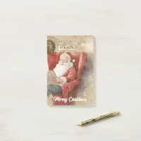 Retro Christmas Santa Post-it Notes