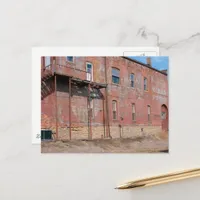 Building With Ghost Signs in Fort Madison, Iowa  Postcard