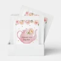 Floral Tea Party Baby Shower Tea Bag Drink Mix