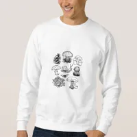 Cottagecore Aesthetic Goblincore Mushroom Snail Sweatshirt