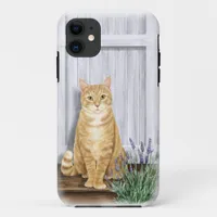 The Lavender Door Cat iPhone 11 Case