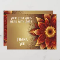 Eternal Bloom: A Timeless Celebration of Love Thank You Card