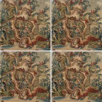 Renaissance Elegance Tapestry Tile