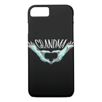 Grandma Zombie Hand Heart Halloween Costume Family iPhone 8/7 Case
