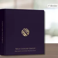 Modern Business Binder Custom Logo