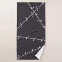 Barbwire Cool  Bath Towel