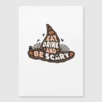 Eat Drink And Be Scary Witch Only Halloween Gift F