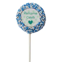 Milk Chocolate Dipped Oreo Cookie Pops Baby Shower