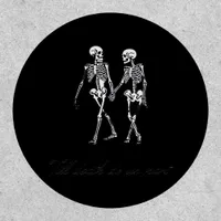 Till Death Do Us Part To The Grave Classic Design Patch