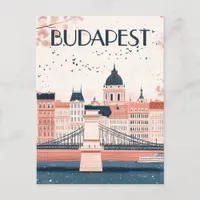 Budapest Hungary Travel Postcard