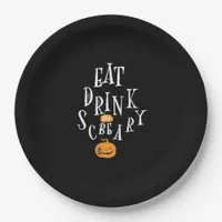 Happy Halloween Eat Drink And Be Scary Trendy Paper Plates