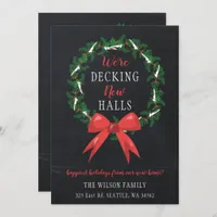 Chalk Decking The New Halls Moving Announcement