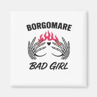 Bgm Bad Girl II Skeleton Heart Hands Edgy Vibe Magnet