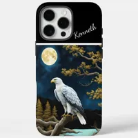 Eagle's Nighttime Willow Perch iPhone 16 Pro Max Case