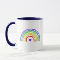 Watercolor Rainbow LGBTQIA Mug
