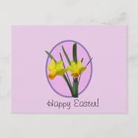 Postcard - Daffodil Easter Greeting