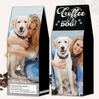 Dog Lover Pet Personalized 2 Photo Roasted Coffee