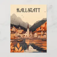 Hallstatt Austria Travel Postcard