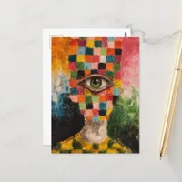 The Surreal Single Eye Postcard