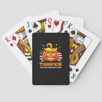 Trumpkin Make Halloween Great Again Funny Pumpkin Poker Cards