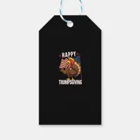 Happy Trumpsgiving Funny Thanksgiving Turkey Trump Gift Tags