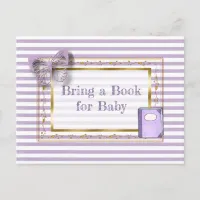 Bring a Book for Baby Baby Shower Card