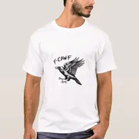 Funny Crow F-Caw-F Essential Minimal Clean T-Shirt