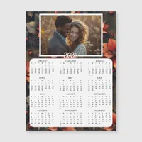 2025 Mini Calendars | Poinsettia Background