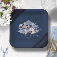 Wild & Whimsical Motif Wedding ID1110 Paper Plates