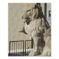 Kansas City Plaza Lion Statue Photo Print