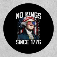No Kings In America Since 1776 Distressed USA Patch