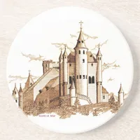 Coaster - Alcazar - castle  (sepia)