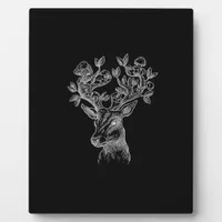 Deer Horn Mushroom Cottage  Goblincore Vintage Aes Plaque