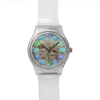 Sea Glass and Seashells on Beach Sand  Watch