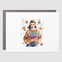 Breakfast At Halloween’s Eat Drink And Be Scary Car Magnet