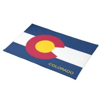 Colorado State Flag Cloth Placemat