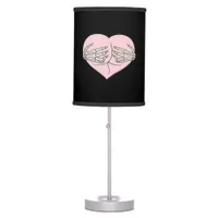 Heart Butt Hug Skeleton Hands Classic Table Lamp