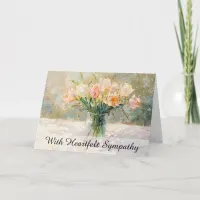 *~* TV2 Still Tulips Vase Sympathy Love Light Card