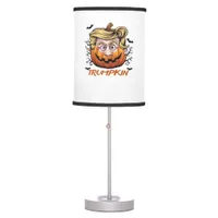 Hair Funny Pumpkin Halloween Boo - Political Humor Table Lamp