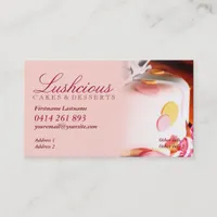 Lushcious Cake Business Cards