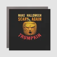 Trumpkin Make Halloween Scary Again – Funny Donald Car Magnet