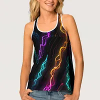 Electric Pulse: Symphony of Neon Frequencies Tank Top