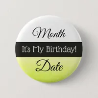 Personalized Its My Birthday  Button