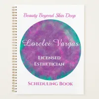 Elegant Colorful Watercolor Esthetician Planner