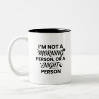 Morning Coffee Lover Mug Two Tone Fun