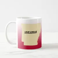 Mug - Arkansas State Map with City