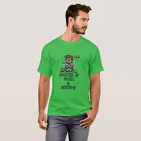 Master of Bytes & Bedtime Geek Dad T-Shirt