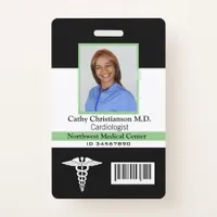 Doctor Name Photo Badge Scanner Code