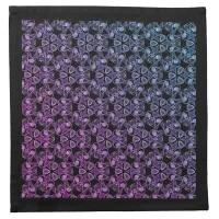 Blue Purple Pink Abstract Cloth Napkin