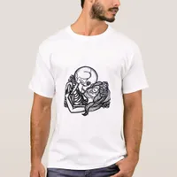 Till Death Do Us Part Classic – Spooky Skeleton Sl T-Shirt